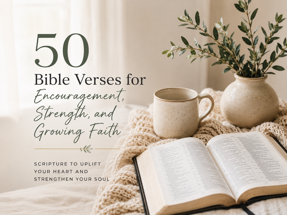 50 Bible Verses for Encouragement, Strength, and Growing Faith