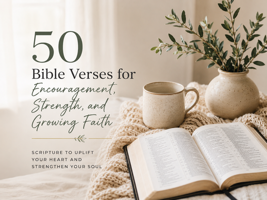 50 Bible Verses for Encouragement, Strength, and Growing Faith