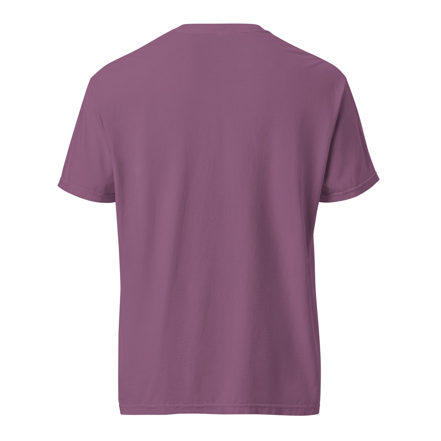 Back view of berry Jesus Changes Everything t-shirt women's Christian t-shirt.