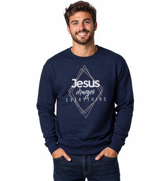 Jesus Changes Everything Men’s Sweatshirt
