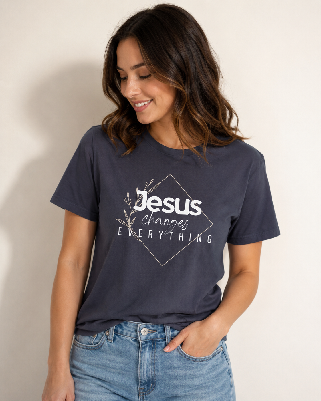 Jesus Changes Everything Women's Christian Tee