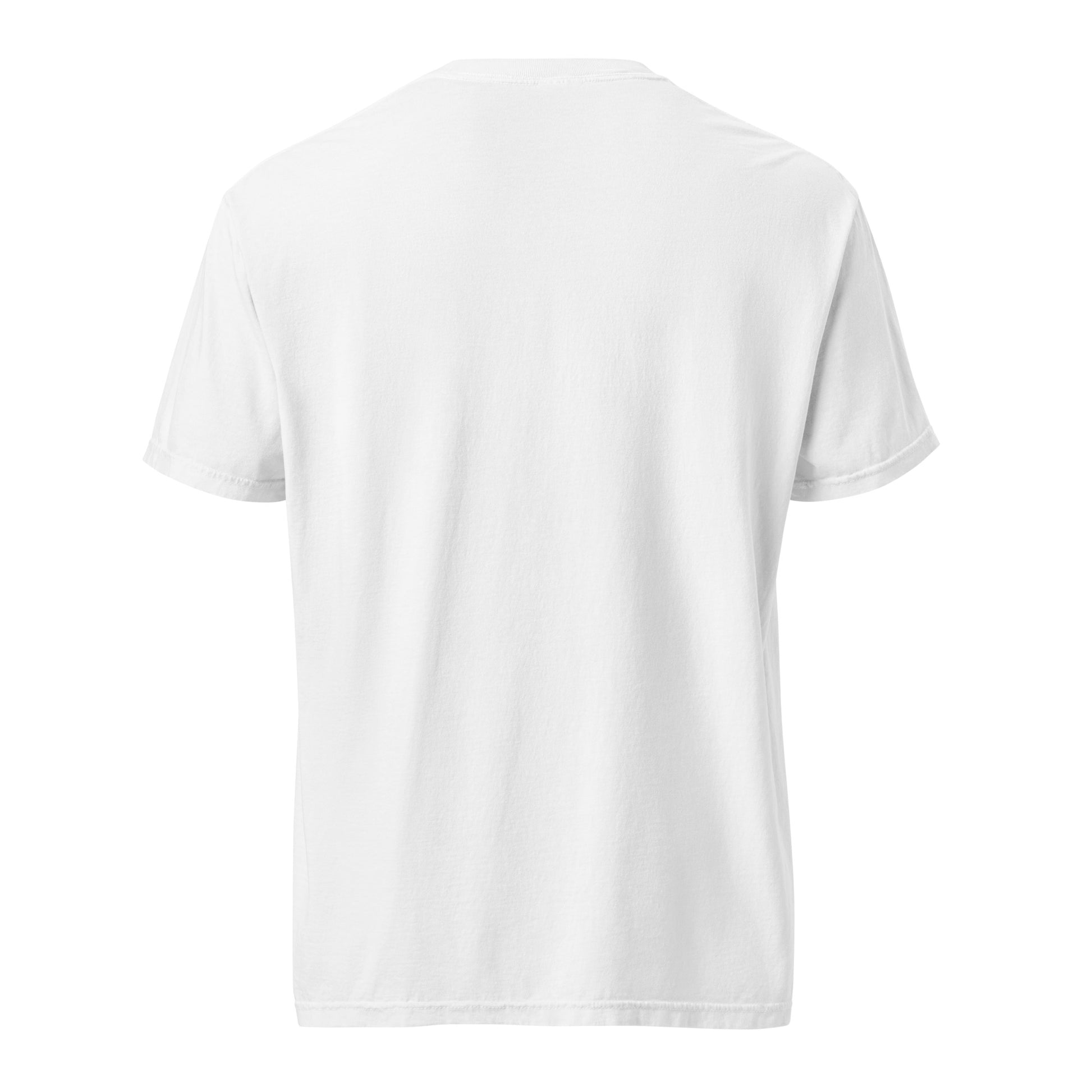 Back view of the white Ephesians 5:14 men’s Christian T-shirt.