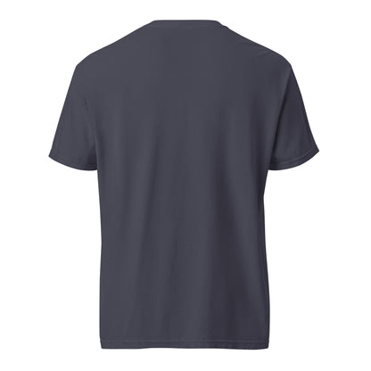 Back view of navy Jesus Changes Everything women's Christian tee.