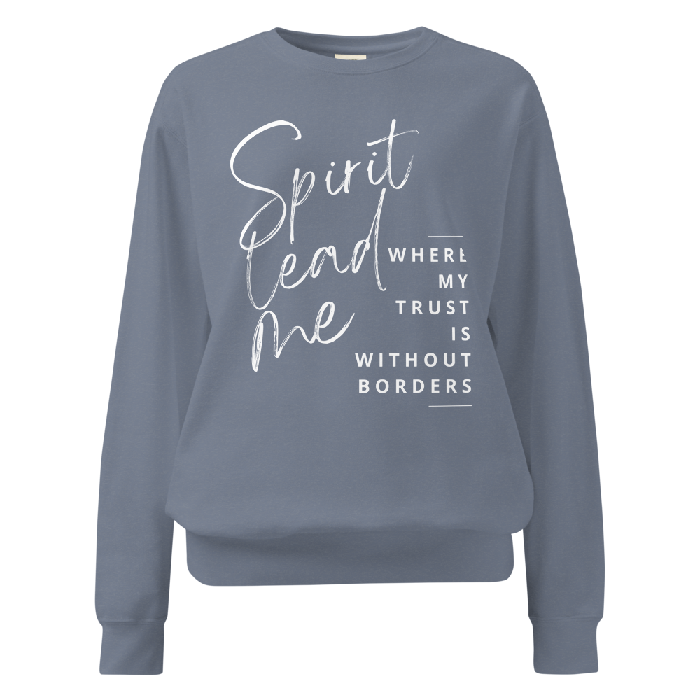 Spirit Lead Me Christian Women's Sweatshirt | Known Society Faithful Apparel