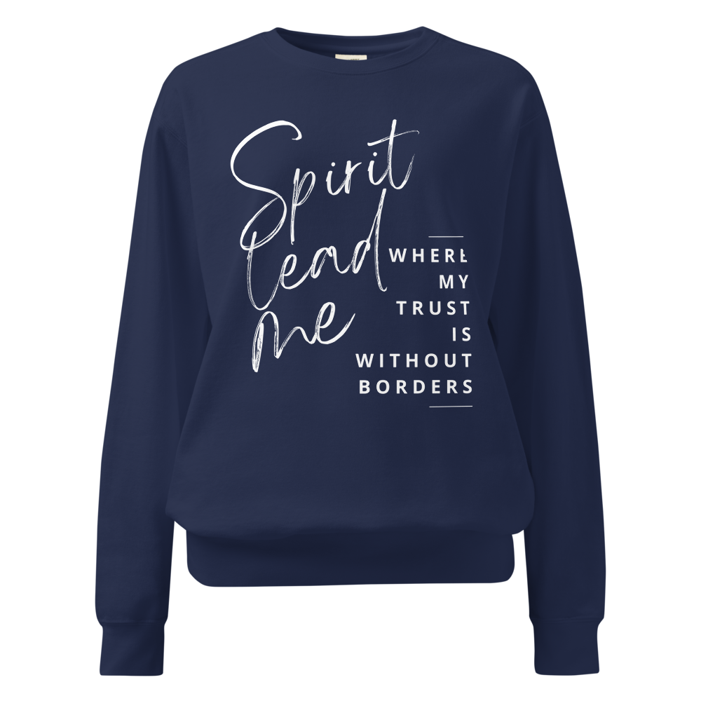 Spirit Lead Me Christian Women's Sweatshirt | Known Society Faithful Apparel